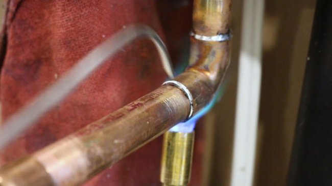 Технология пайки медных водопроводных труб